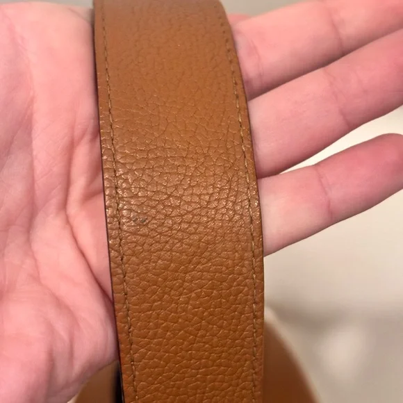 Marc Jacobs Cognac Pebbled Leather Shoulder Bag NWOT - Picture 6 of 16